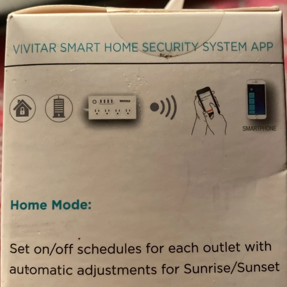 Vivitar smart security wi-fi power strip